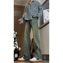 Load image into Gallery viewer, Slim Fit Straight Leg Tapered Jeans for Men
