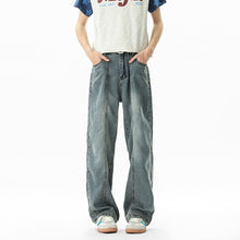 Load image into Gallery viewer, Black Ice Silk Denim Pants
