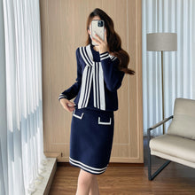 Load image into Gallery viewer, Knitted two-piece set skirt for women
