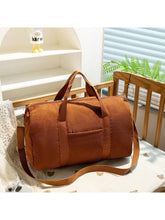 Load image into Gallery viewer, Embroidered Travel Bag Large Capacity Luggage Bag Lightweight Carry-on Handheld Shoulder Bag Boston Bag
