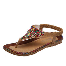 Load image into Gallery viewer, Women  Comfortable Toe-Strap Rhinestone Flip-Flops
