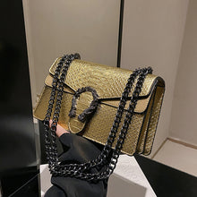 Load image into Gallery viewer, Crocodile patterned Wine God Bag
