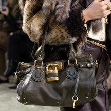 Load image into Gallery viewer, Vintage Distressed Padlock Bag Fashionable Handheld Crossbody Bag for Women
