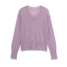 Load image into Gallery viewer, Color wiping effect knitted sweater for women's clothing
