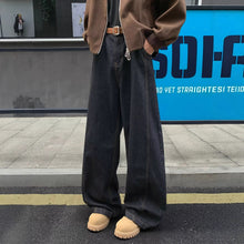 Load image into Gallery viewer, Vintage Blue Cut-Off Denim Pants for Men
