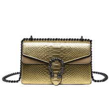 Load image into Gallery viewer, Crocodile patterned Wine God Bag

