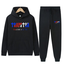 Load image into Gallery viewer, Graphic Print Hoodie and Pants Set Men Women Loose Tracksuit
