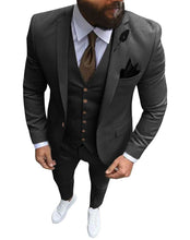 Load image into Gallery viewer, Men's Suits Prom Tuxedo Slim Fit 3 Piece Groom Wedding Suit For Men Custom Blazer Terno Masuclino 3 Pieces (jacket+vest+pant)
