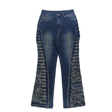 Load image into Gallery viewer, Women Denim Tassel High Waist Sexy Jeans
