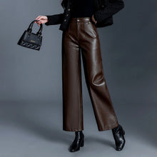 Load image into Gallery viewer, PU High Waist Pants
