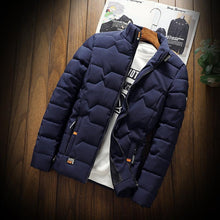 Load image into Gallery viewer, Mens  Warm Cotton Casual Puffer Jacket
