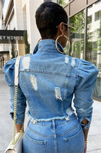 Load image into Gallery viewer, Autumn Women Sexy Ripped Denim Jackets
