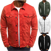 Load image into Gallery viewer, Wind Cheater  Men Denim Jackets
