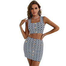 Lade das Bild in den Galerie-Viewer, Lady Elegant Summer Casual Party Women Two Pieces Set
