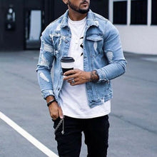 Load image into Gallery viewer, Men's Denim Jean Jacket
