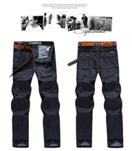 画像をギャラリービューアに読み込む, Cargo Jeans Men Big Size 29-40 42  Casual Military Multi-pocket Jeans Male Clothes  2020 New High Quality
