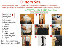 Load image into Gallery viewer, Suit (Blazer+ Vest + Pants) Men's Business Gentleman Fashion Slim Work Solid Color Plus Size Fair Dress Wedding Best Man Suit
