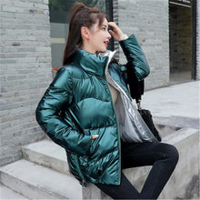 Load image into Gallery viewer, Parka Warm Female Cotton Padded Jacket Casual
