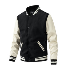 Load image into Gallery viewer, Men Baseball  Patchwork Custom Varsity Bomber Jacket
