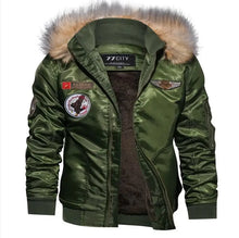 Load image into Gallery viewer, Military Bomber  Tactical Jacket Wool Liner Parkas Hoodie Pilot Coat
