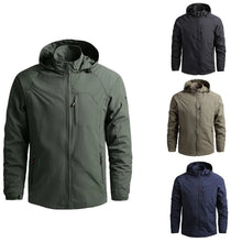 Load image into Gallery viewer, Men Hiking Hooded Jacket
