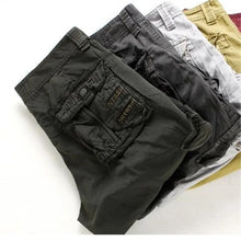 Load image into Gallery viewer, Men Joggers Cargo Cotton Knee Length  Shorts
