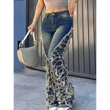 Load image into Gallery viewer, Denim Tassel High Waist Sexy Jeans
