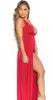 Cargar imagen en el visor de la galería, Vestido largo sexy con escote en V profundo y espalda descubierta
