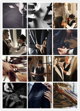 Load image into Gallery viewer, Suit (Blazer+ Vest + Pants) Men's Business Gentleman Fashion Slim Work Solid Color Plus Size Fair Dress Wedding Best Man Suit
