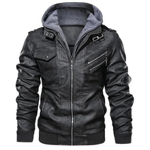 Load image into Gallery viewer, KB New Men's Leather Jackets Autumn Casual Motorcycle PU Jacket Biker Leather Coats Brand Clothing EU Size SA722
