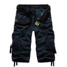 Load image into Gallery viewer, Men Joggers Cargo Cotton Knee Length  Shorts
