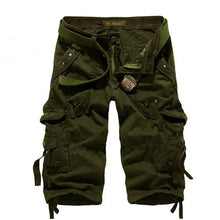Load image into Gallery viewer, Men Joggers Cargo Cotton Knee Length  Shorts
