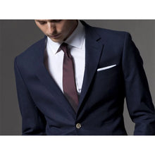 Load image into Gallery viewer, Men Suit Men Tuxedo Custom Made Wedding Suits For Men Tailored Light Navy Blue Mens Suits With Pants Costume Sur Mesure Homme
