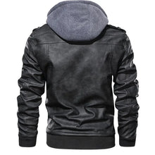 Load image into Gallery viewer, KB New Men's Leather Jackets Autumn Casual Motorcycle PU Jacket Biker Leather Coats Brand Clothing EU Size SA722
