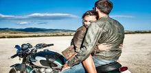 Load image into Gallery viewer, YR!Top.Classic 613 Motor Biker Style, Retro Genuine Leather Jacket, Luxury Tanned Cowhide Coat, Vintage Leather, 1.5mm Horsehide
