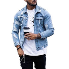 Load image into Gallery viewer, Men's Denim Jean Jacket
