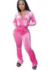 Cargar imagen en el visor de la galería, Two Piece Corduroy Hoodie  Matching Pants Sport Set
