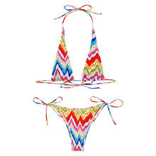 画像をギャラリービューアに読み込む, Liu Ming Custom Printed Summer Sexy Push Up Brazillian Swimwear
