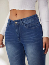 Cargar imagen en el visor de la galería, Jeans elásticos de cintura alta para mujer
