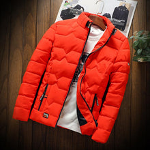 Load image into Gallery viewer, Mens  Warm Cotton Casual Puffer Jacket
