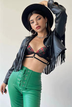 Lade das Bild in den Galerie-Viewer, High Waist Flared Pants PU Leather
