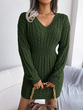 Load image into Gallery viewer, Ins Style Real Shot Autumn and Winter European and American Fashion Waist Twist Hip Dress Sweater Skirt Amazon Cross-Border Women's Clothing
