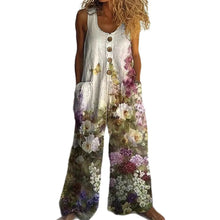 Load image into Gallery viewer, Jumpsuits Para Mujer Elegantes Women's Casual Sleeveless Loose Pocket Overalls Women's Long Jumpsuit Jumsuite Mujer Kombinezony
