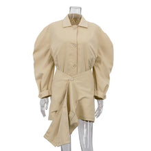 Load image into Gallery viewer, Women Two Piece Set Elegant Chic Long Sleeve Shirt Top + Irregular Mini Skirt Set Autumn Y2K Ins Personal Outfits Streetwear
