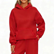 Load image into Gallery viewer, Autumn Winter Casual Sports hoodie Sweatshirt Solid-color long-sleeve Women's Fashion Loose hoodie Women's tops pullover
