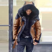 Load image into Gallery viewer, Men's  Faux Leather European and American Coat
