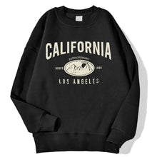 Load image into Gallery viewer, New York California Malibu Letter Sweatshirts Winter Women Casual Loose Hoodie Fleece Warm Crewneck Pullover Comfortable Clothes
