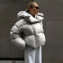 Load image into Gallery viewer, Women's New Breadms Cotton Short Hooded  Jacket
