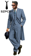 Load image into Gallery viewer, 3 Piece Stripe Business Leisure Formal Suit
