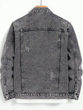 Cargar imagen en el visor de la galería, Chaqueta vaquera informal para hombre
